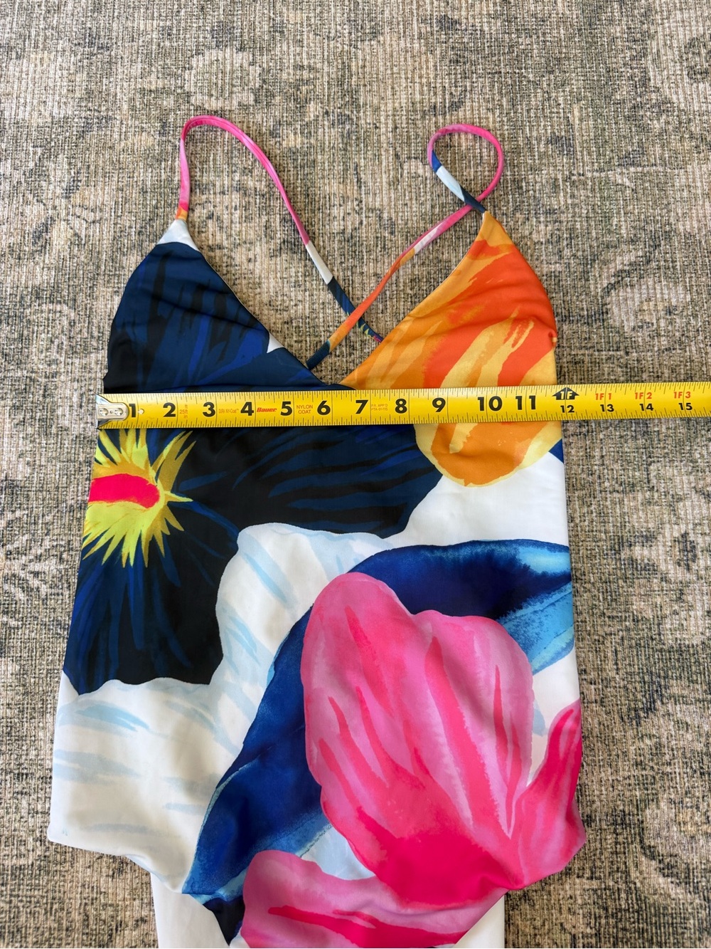 NWOT Mara Hoffman One Piece Swimsuit Floral Colorful Size Medium Summer Beach - Picture 6 of 7
